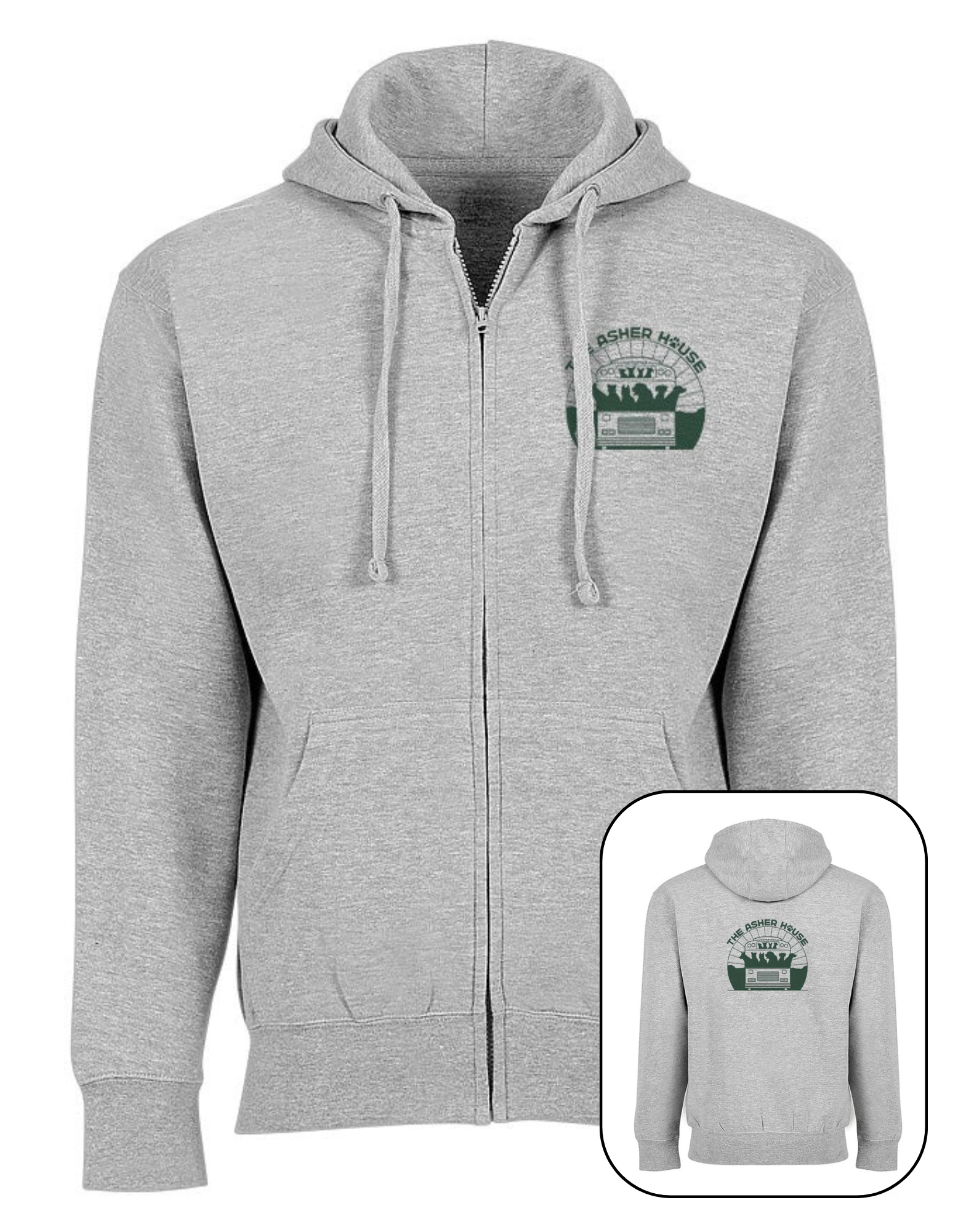 Bus Logo Zip Hoodie – The Asher House