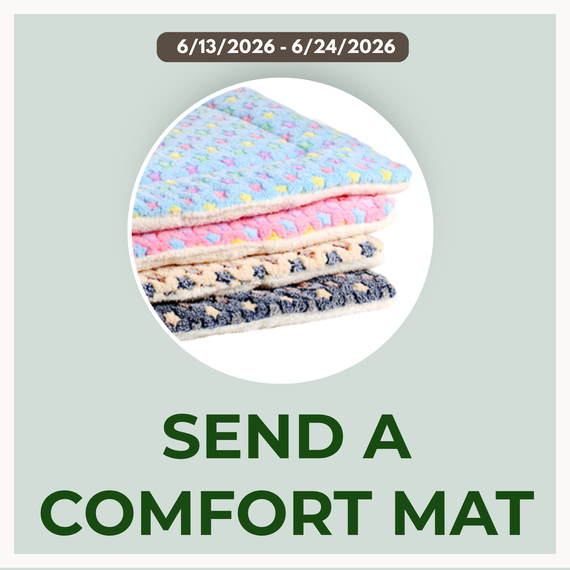 Send A Comfort Mat for Jasper County Humane Society