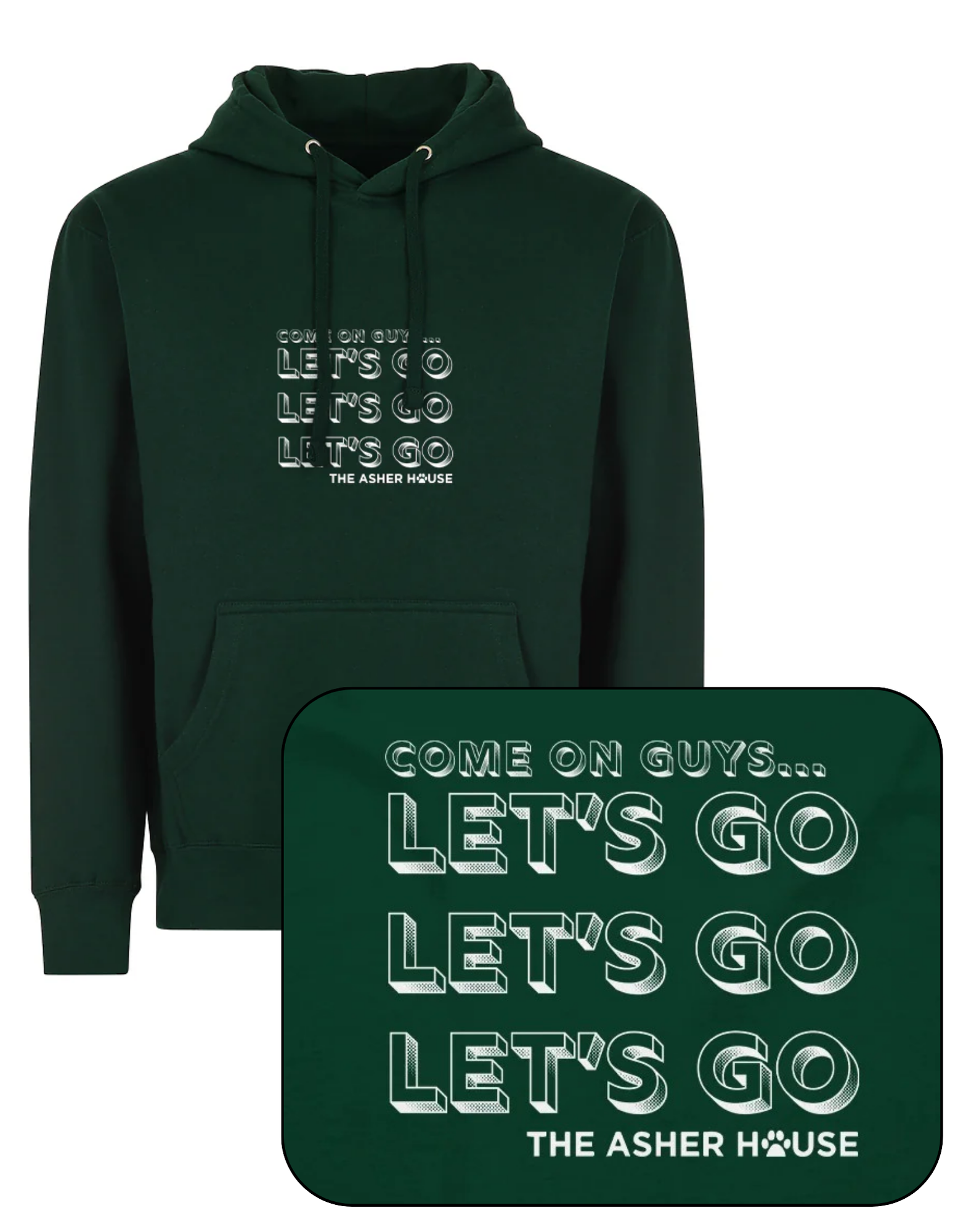 Let's Go' Graphic Hoodie- Up to 5XL – The Asher House