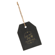 New! Black Slate Holiday Ornament