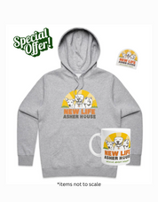 NLAH Hoodie, Mug, & Sticker Bundle-Up To 5XL