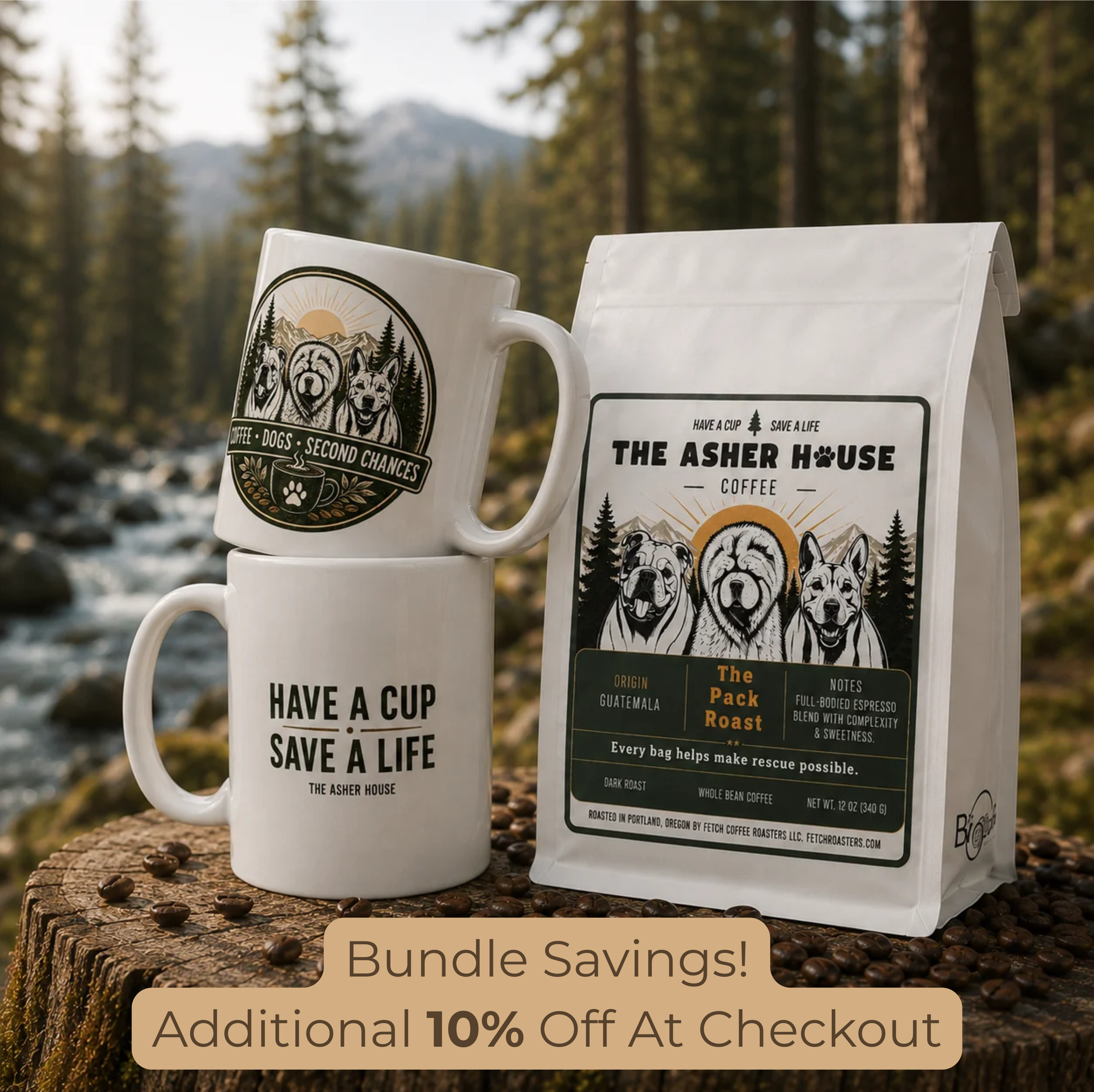 The Pack Roastery Coffee & Mug Bundle