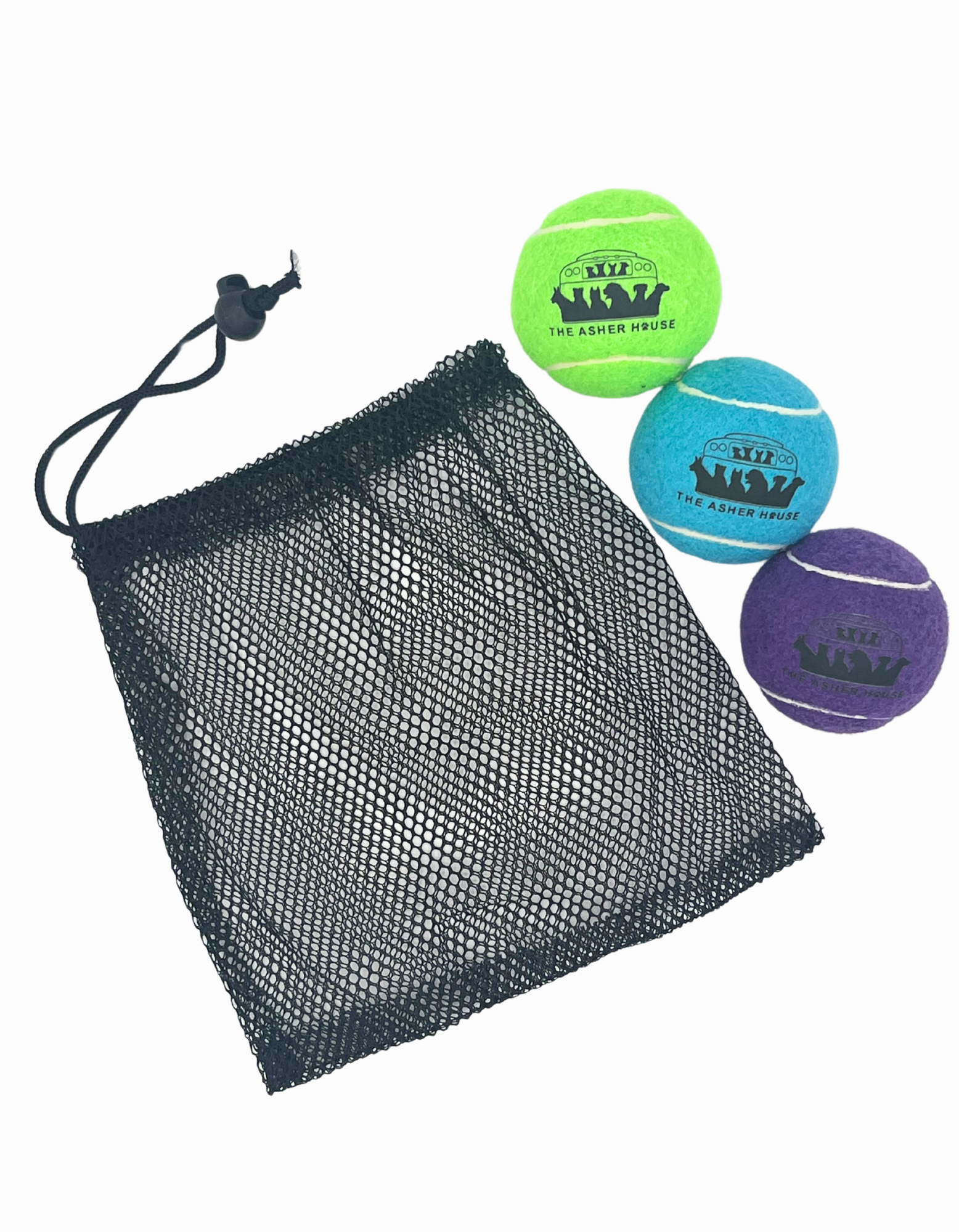New! Bus Logo Set of 3 Tennis Balls