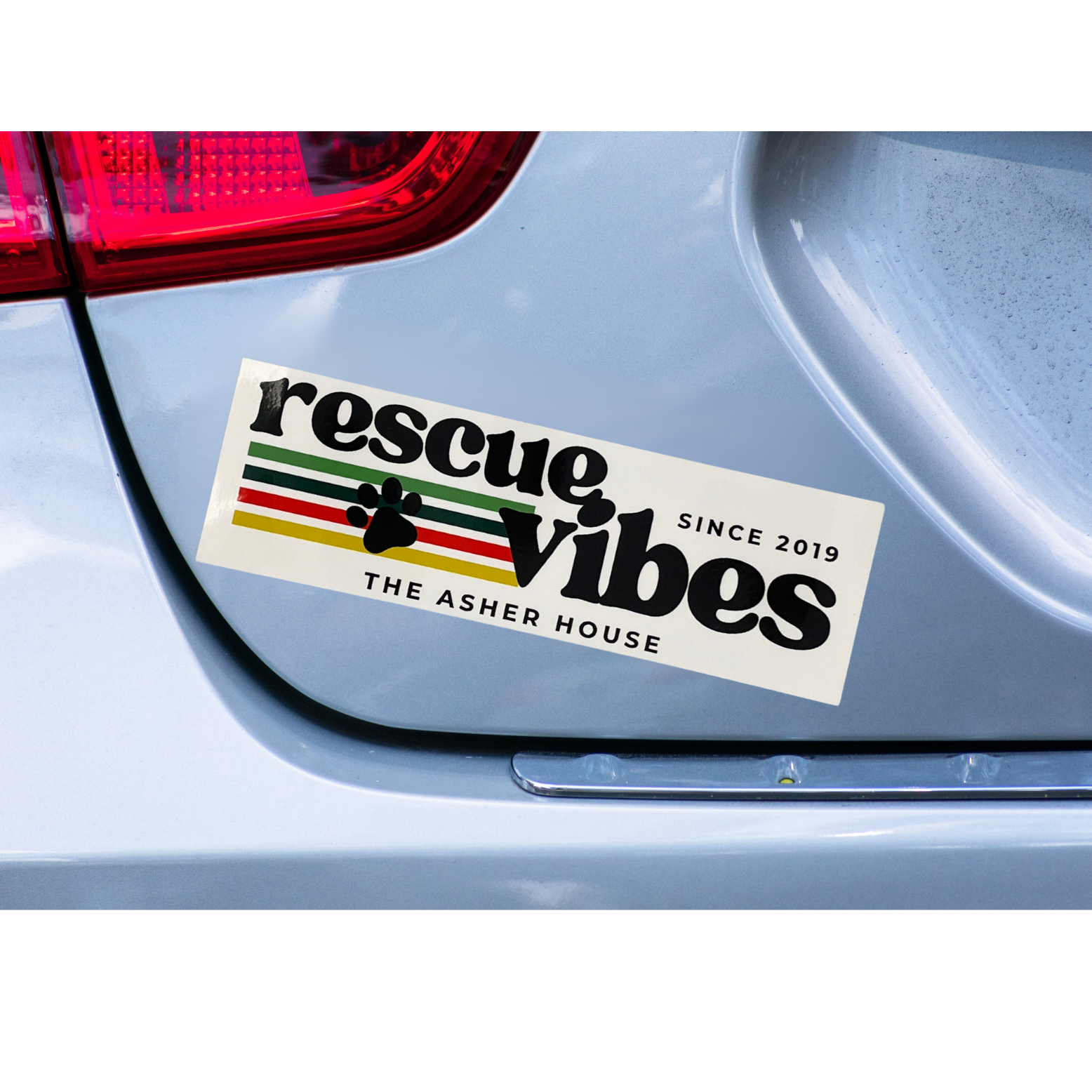 New! Rescue Vibes Bumper Sticker
