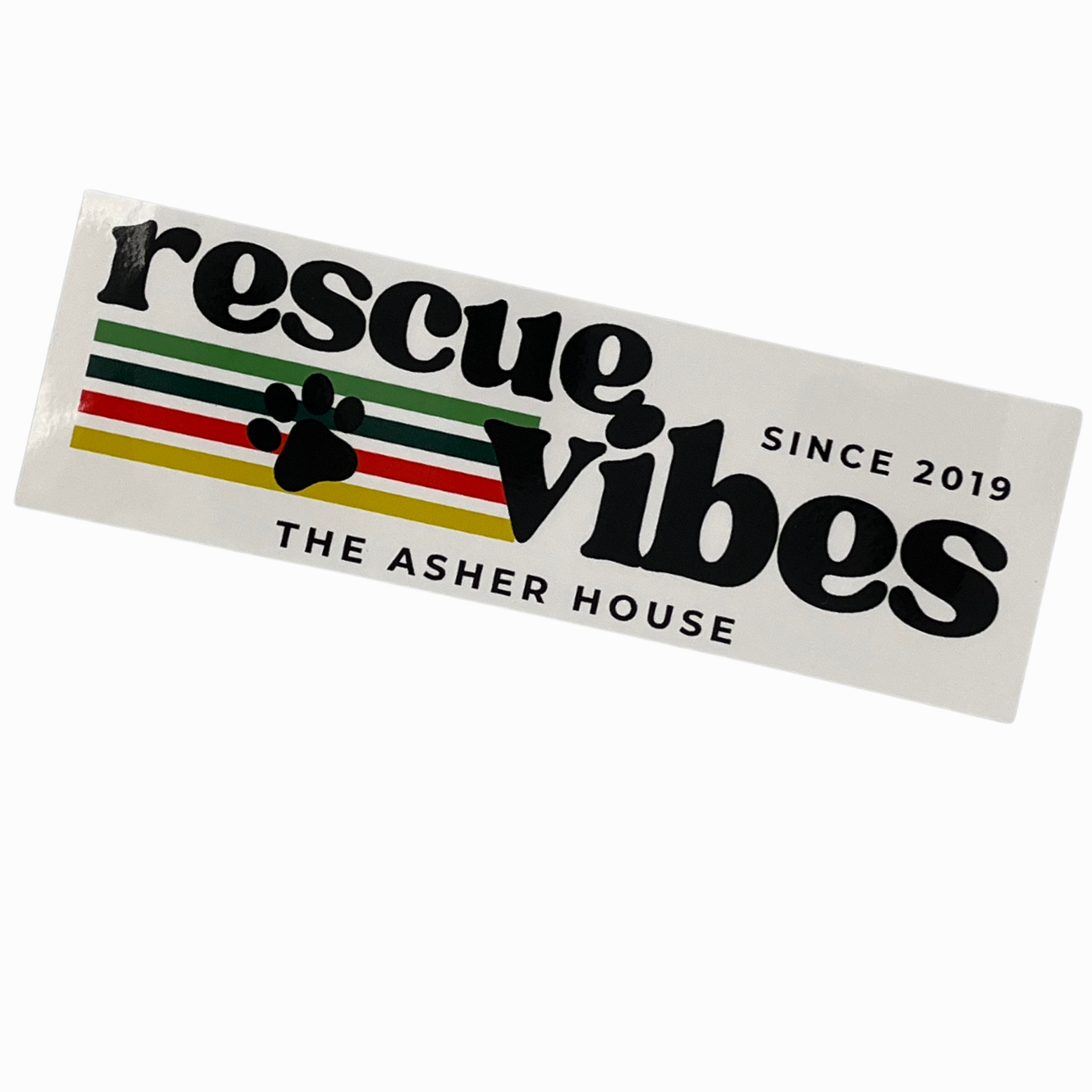 New! Rescue Vibes Bumper Sticker