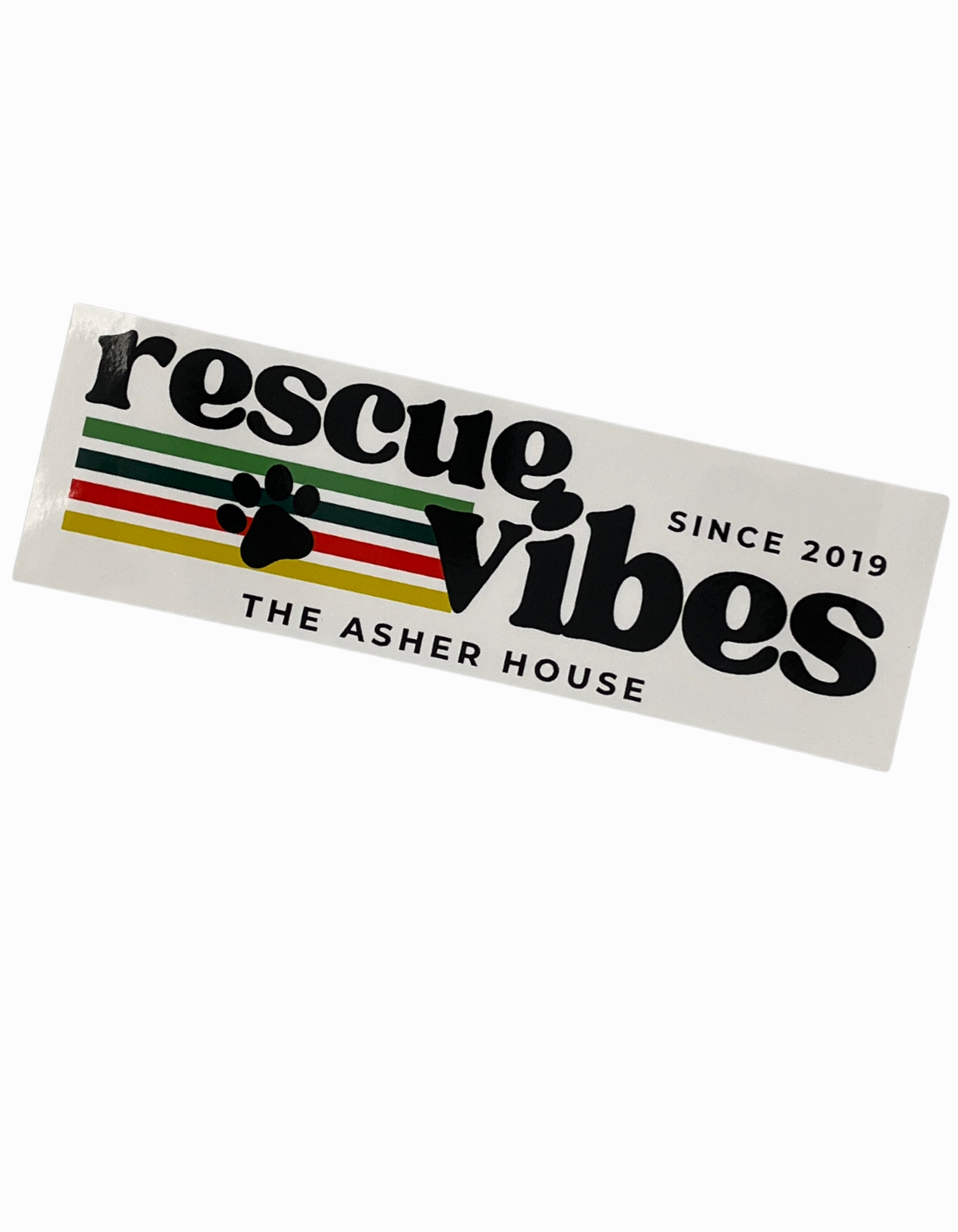 New! Rescue Vibes Bumper Sticker