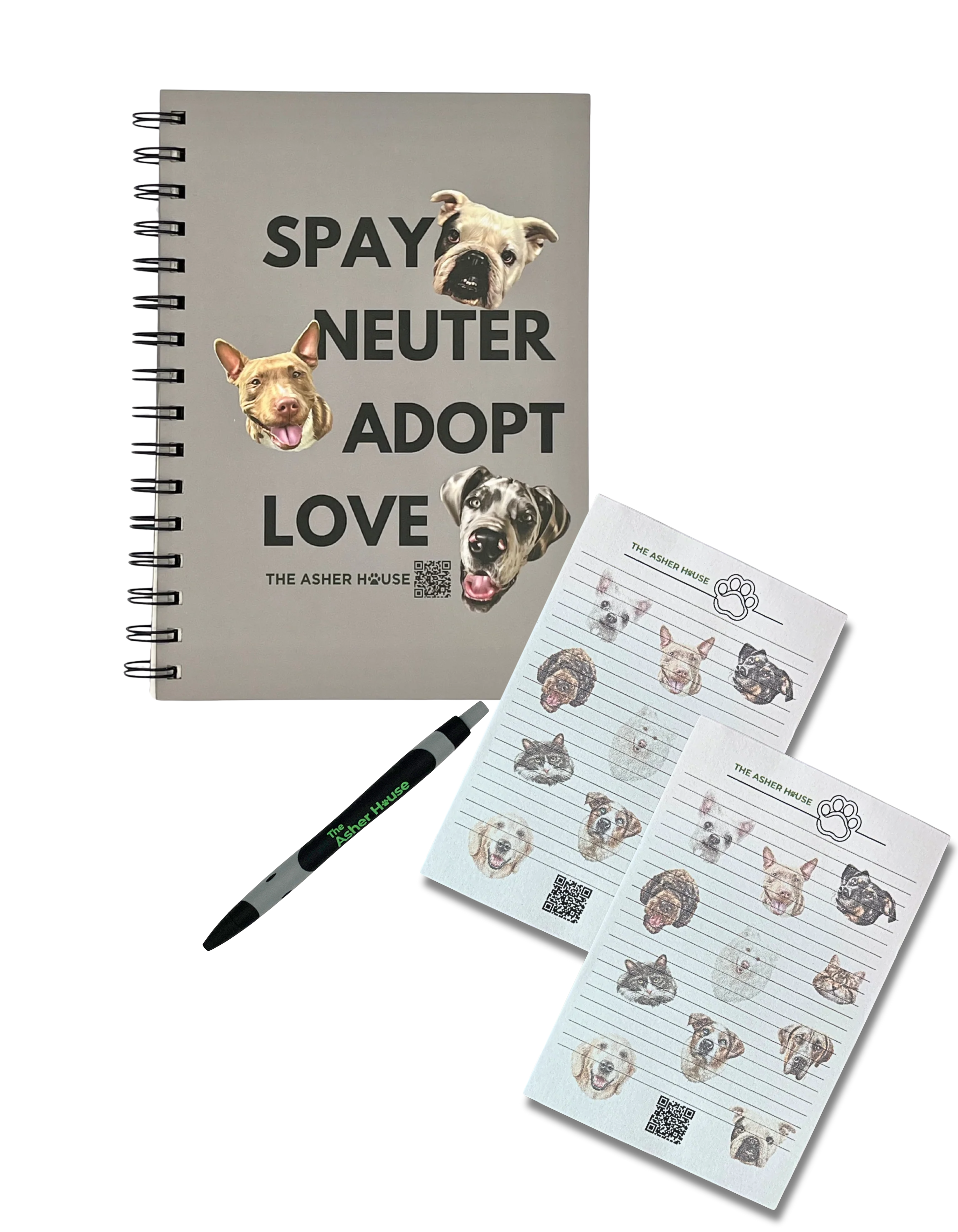 Journal, Notepads, & Pen Bundle