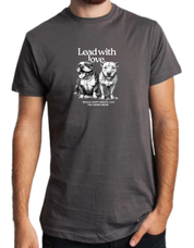 New! PawsitiviTEES T-Shirt: Lead with love Up to 3XL