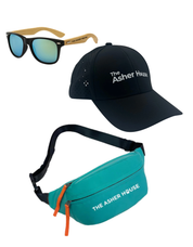 Hat, Waist Bag, & Sunglasses Bundle