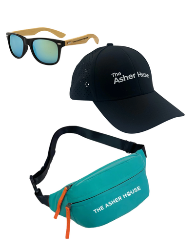 Hat, Waist Bag, & Sunglasses Bundle