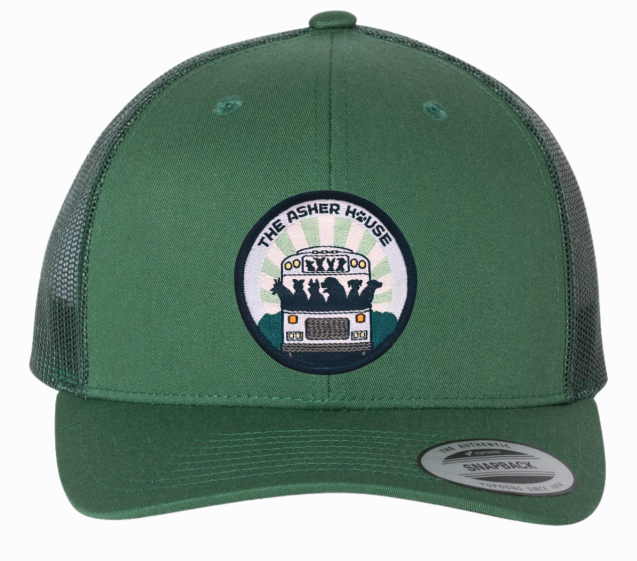 Bus Logo Patch Trucker Hats