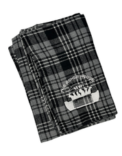 New! Bus Logo Embroidered Flannel Throw Blanket