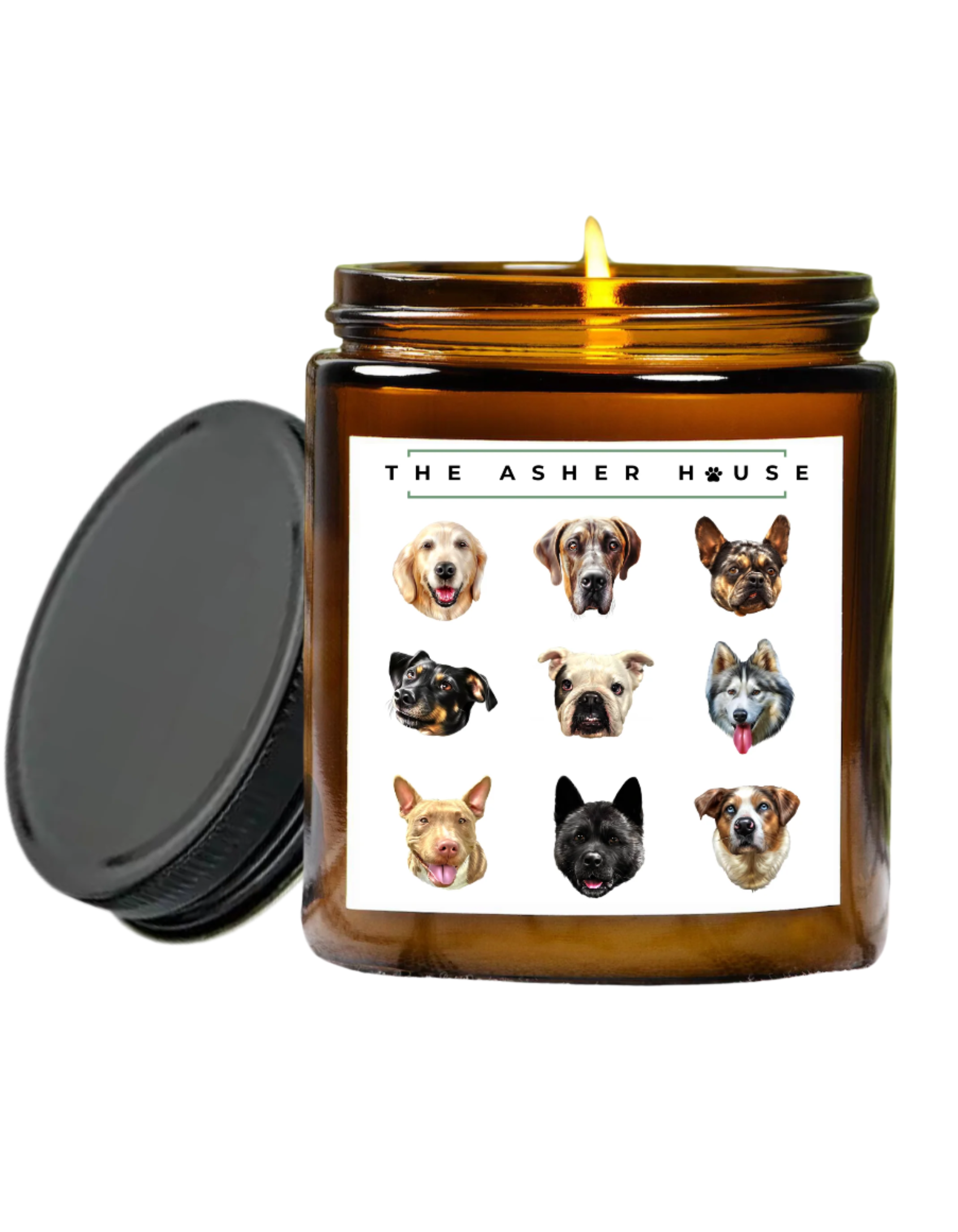 Scented Jar Candle- 4 Designs