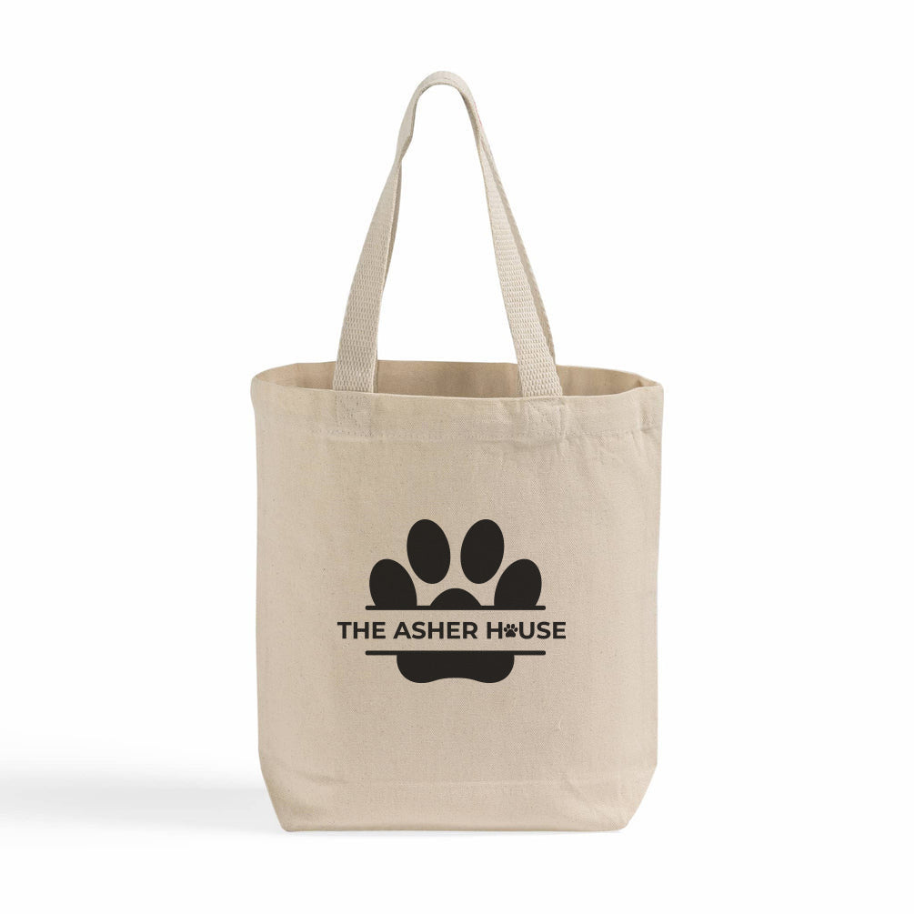 New! 12" Small Canvas Tote