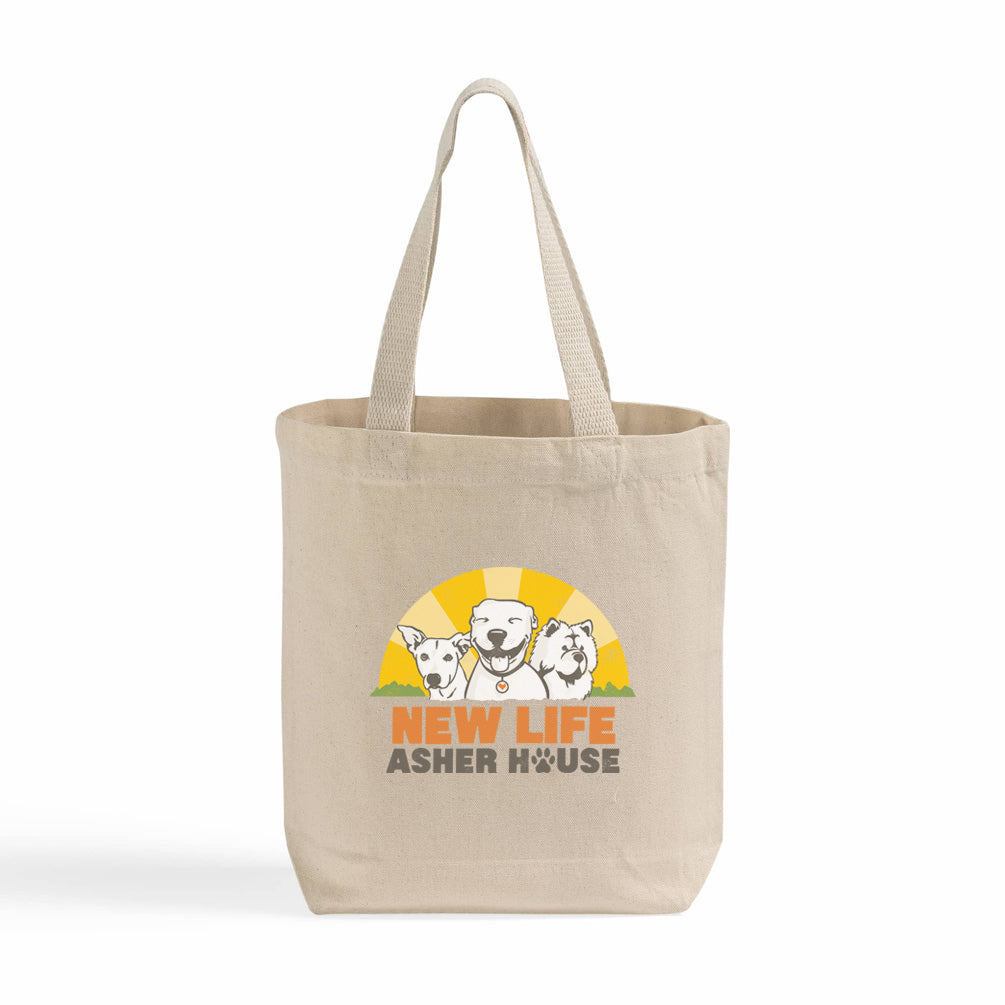 New! 12" Small Canvas Tote