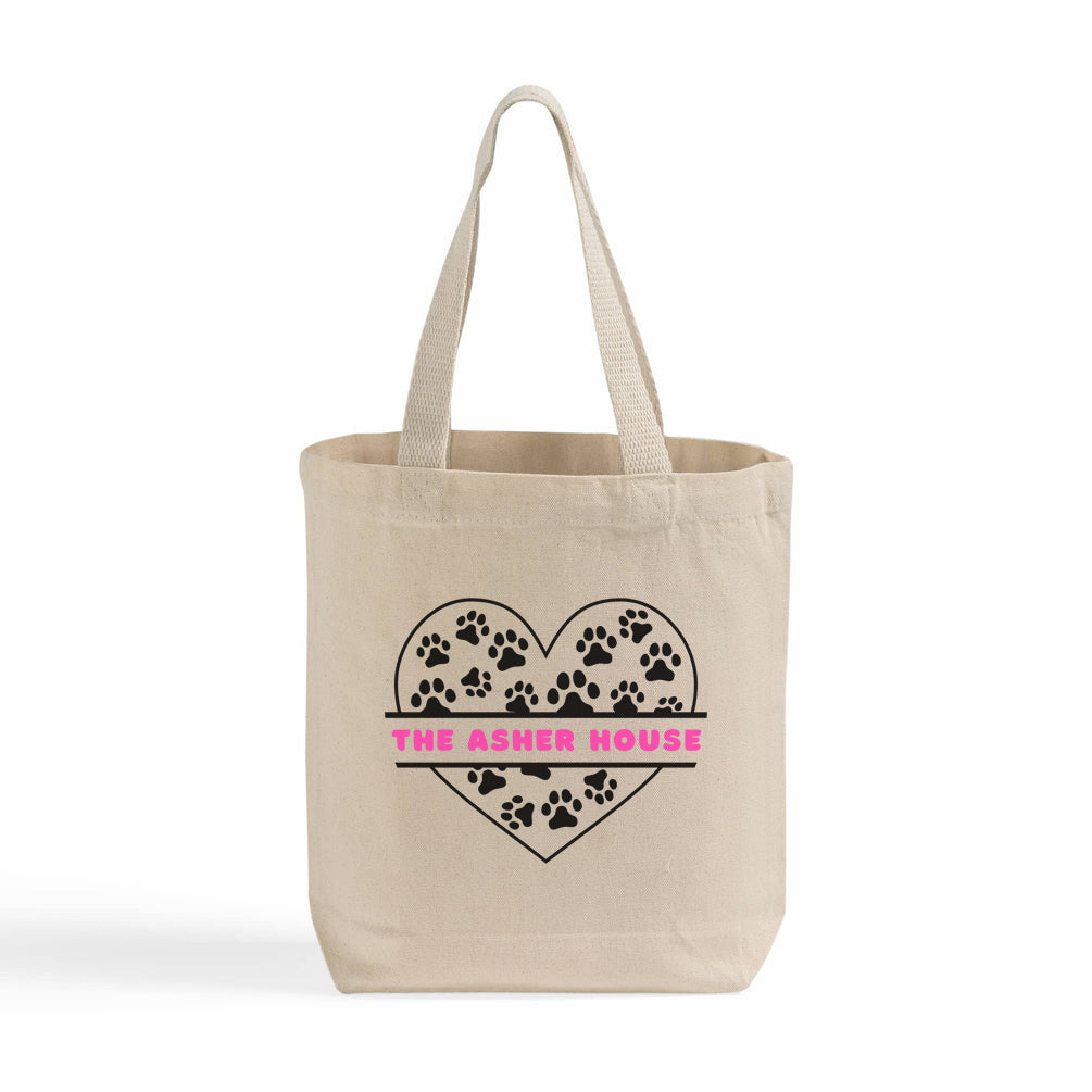 New! 12" Small Canvas Tote