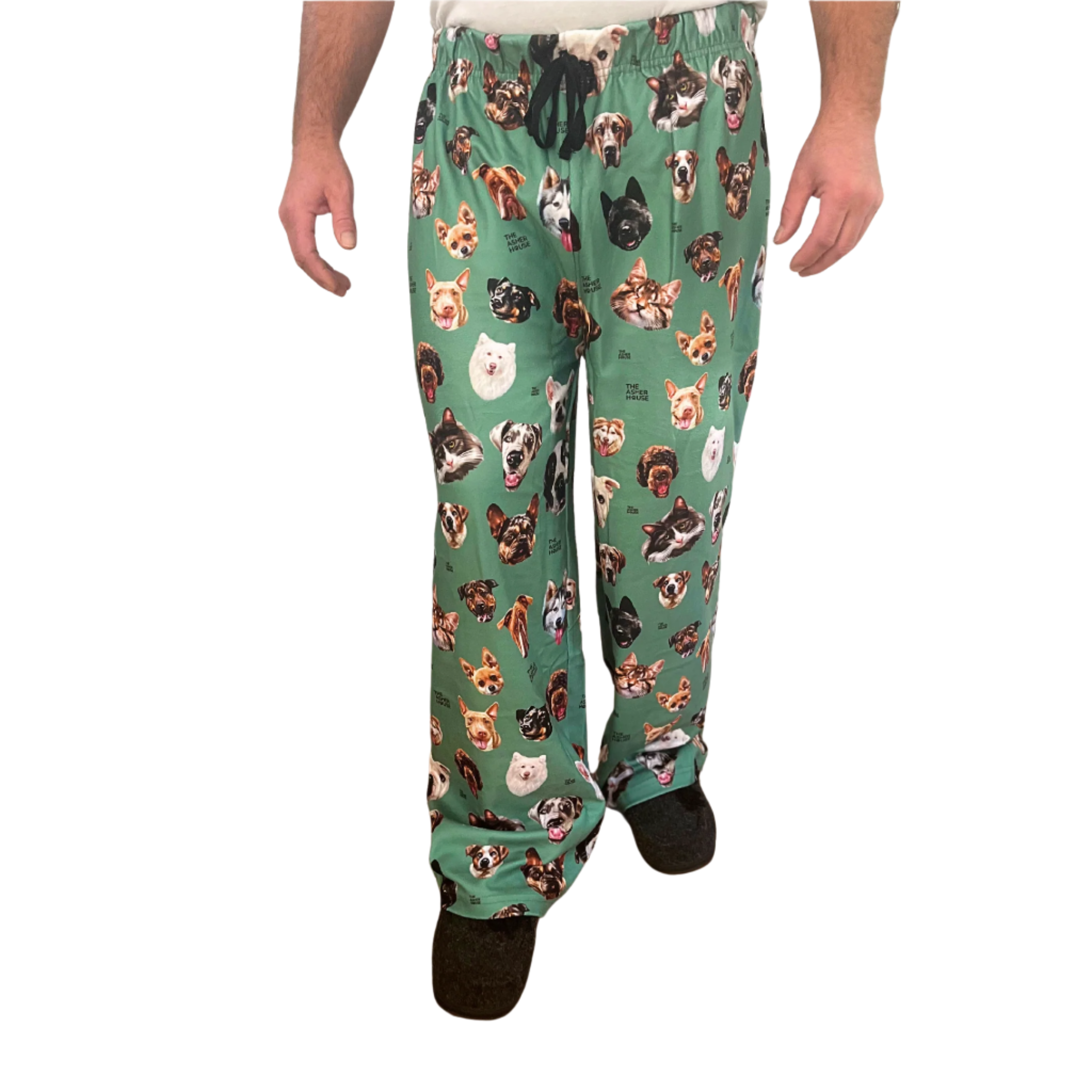 Portraits Flannel Lounge Pants – The Asher House1