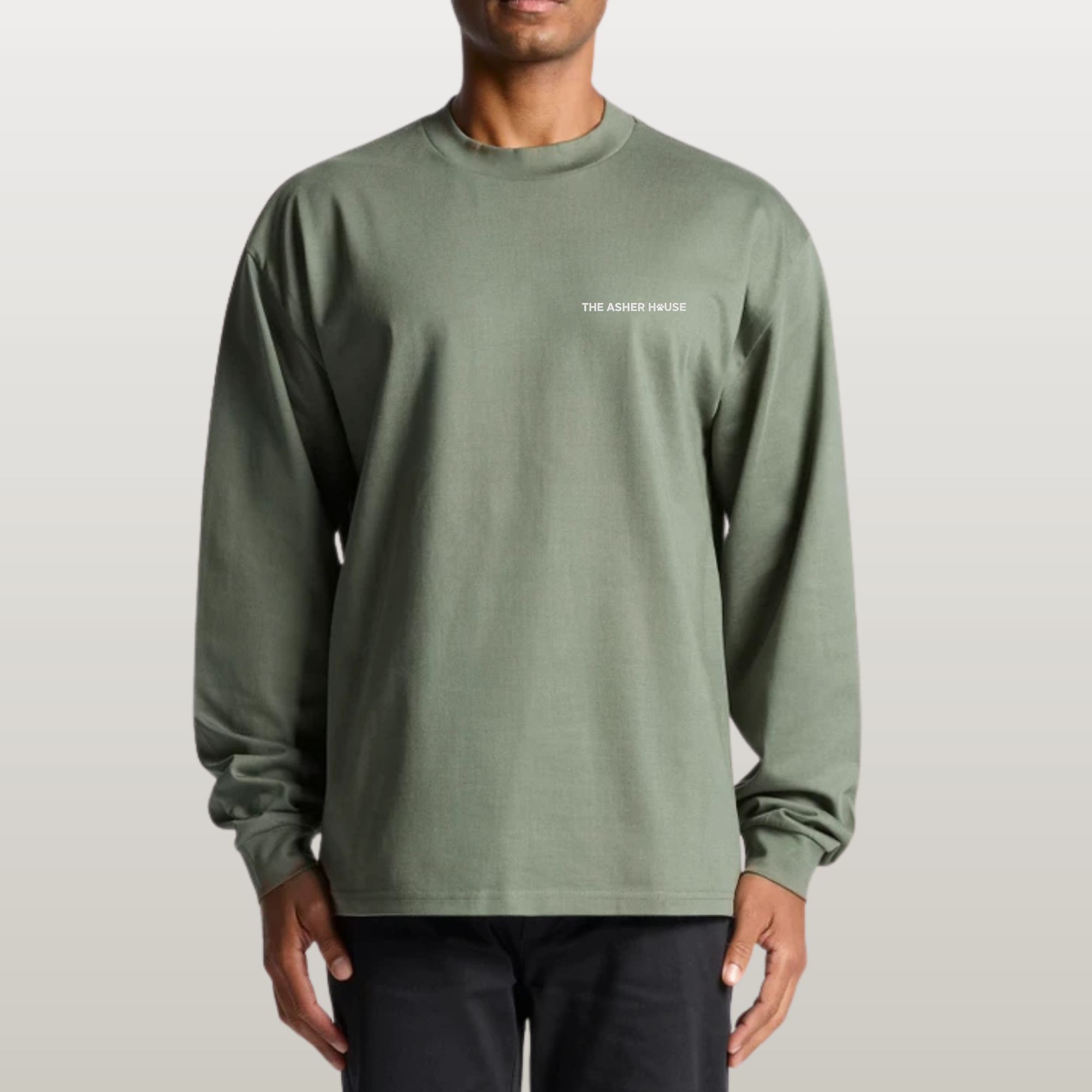 New! Premium Logo Heavyweight Long Sleeve Shirt- Up To 3XL