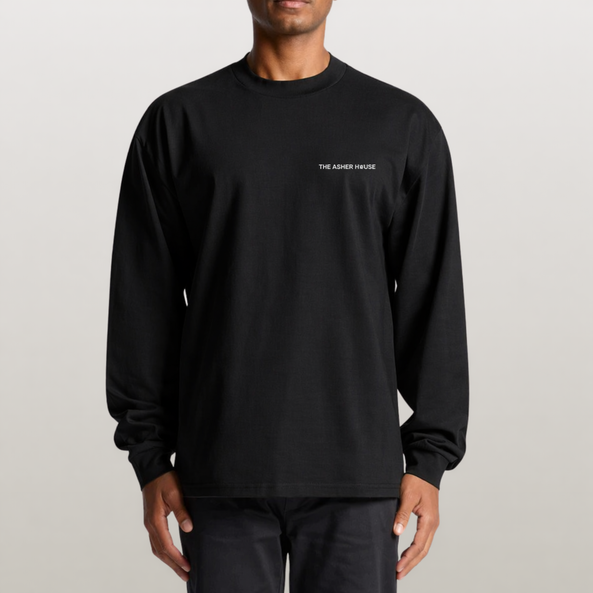 New! Premium Logo Heavyweight Long Sleeve Shirt- Up To 3XL