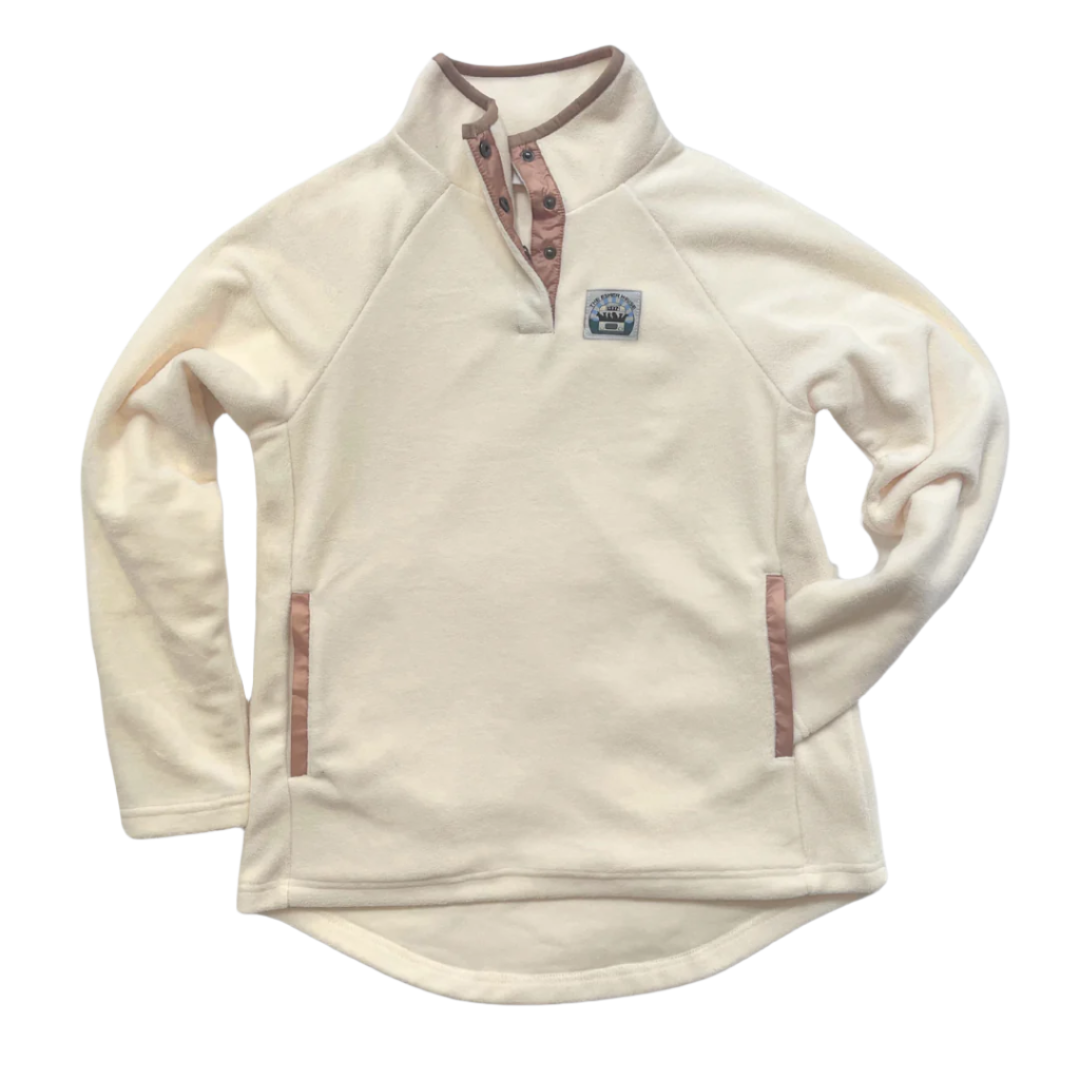 Women's Fleece Quarter-Snap Pullover – The Asher House Women's Fleece Quarter-Snap Pullover – The Asher House