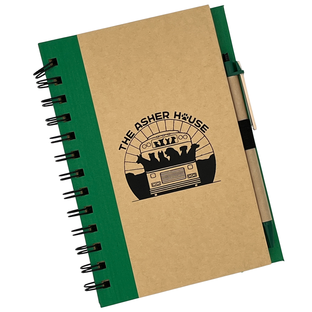 Promo Bus Logo Notebook & Pen Set – The Asher House