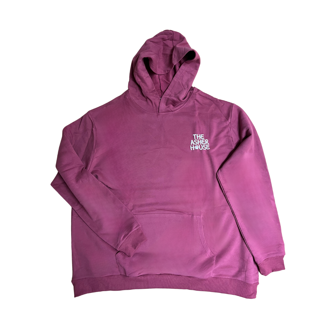 Puff Print Fleece Lined Hoodie-up to 3XL