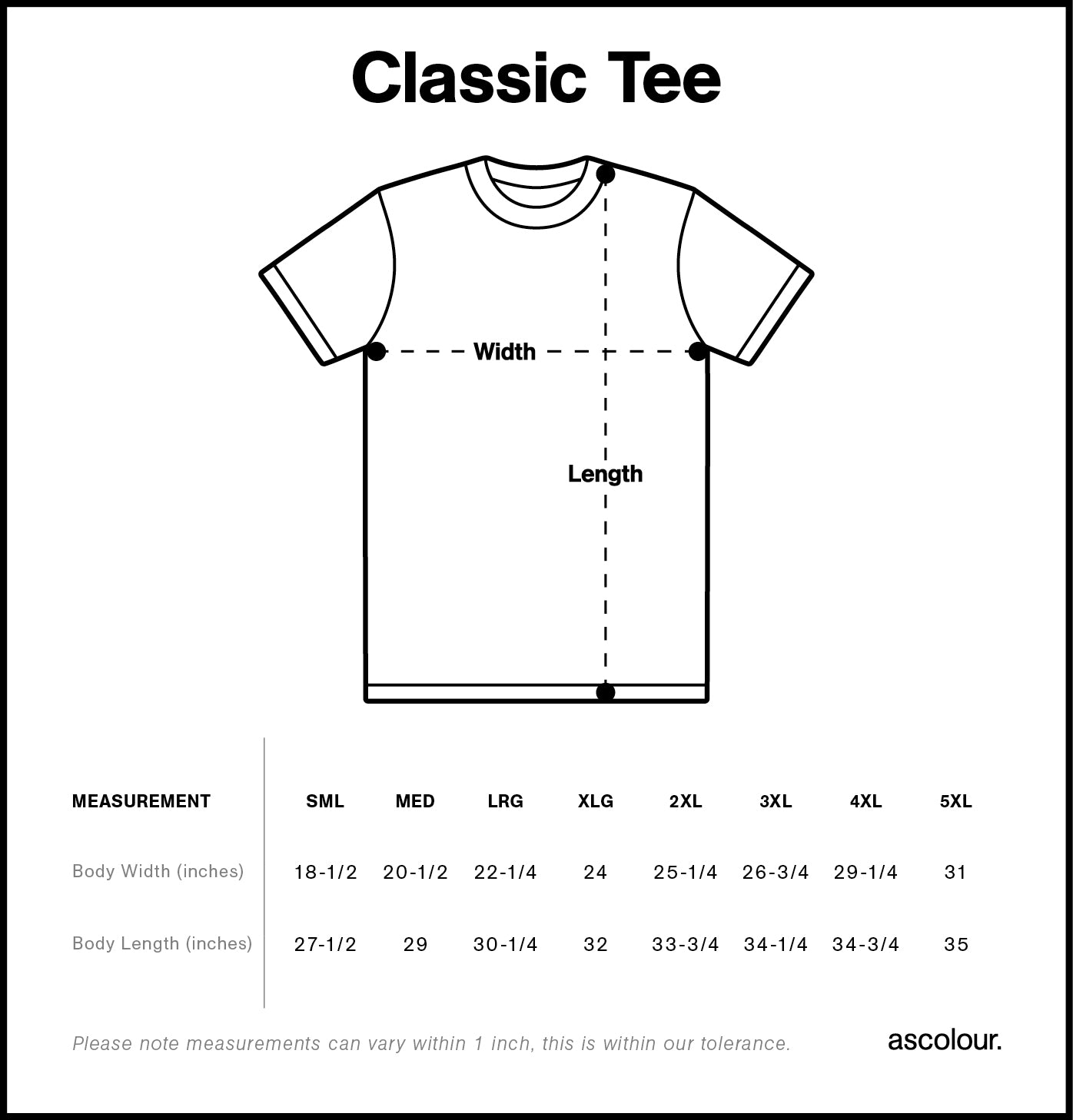 New! Premium Logo Classic Tee- Up To 3XL