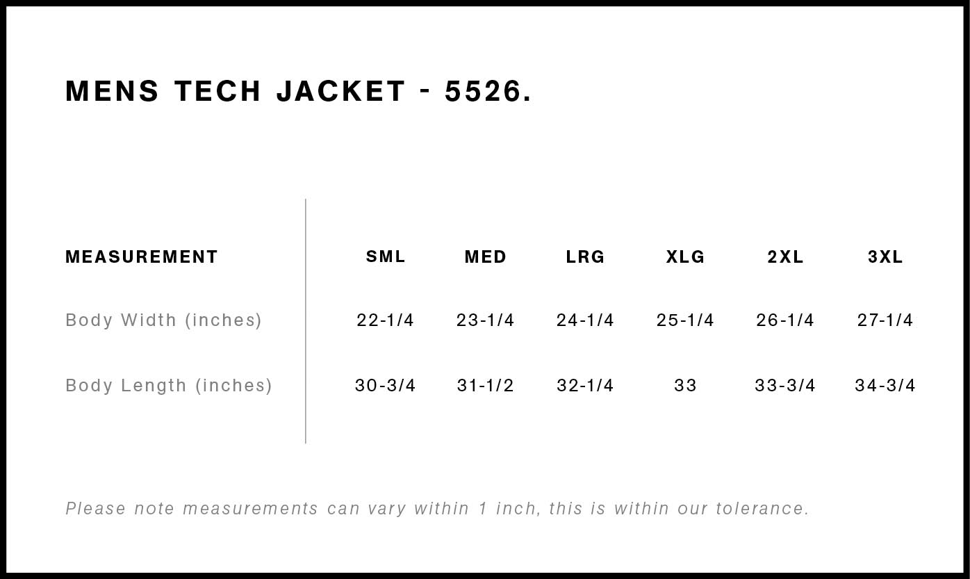 New! Premium Logo Waterproof Tech Jacket- Up To 3XL