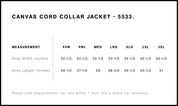New! Premium Logo Cord Collar Jacket- Up To 3XL