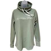 New! Women's Cowl Neck Tee- The Asher House Cursive Logo