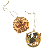 New! Holiday Wood Ornaments