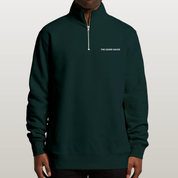 New! Premium Logo Half Zip Crew- Up To 3XL