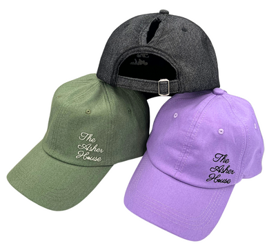 Cursive Logo Ponytail Hat