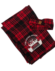 New! Bus Logo Embroidered Flannel Throw Blanket