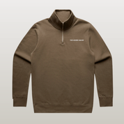 New! Premium Logo Half Zip Crew- Up To 3XL