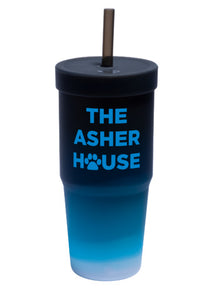 The Asher House Silicone Straw Tumbler - 32oz- 3 Colors