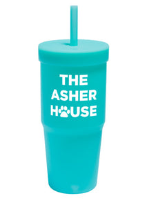 The Asher House Silicone Straw Tumbler - 32oz- 3 Colors