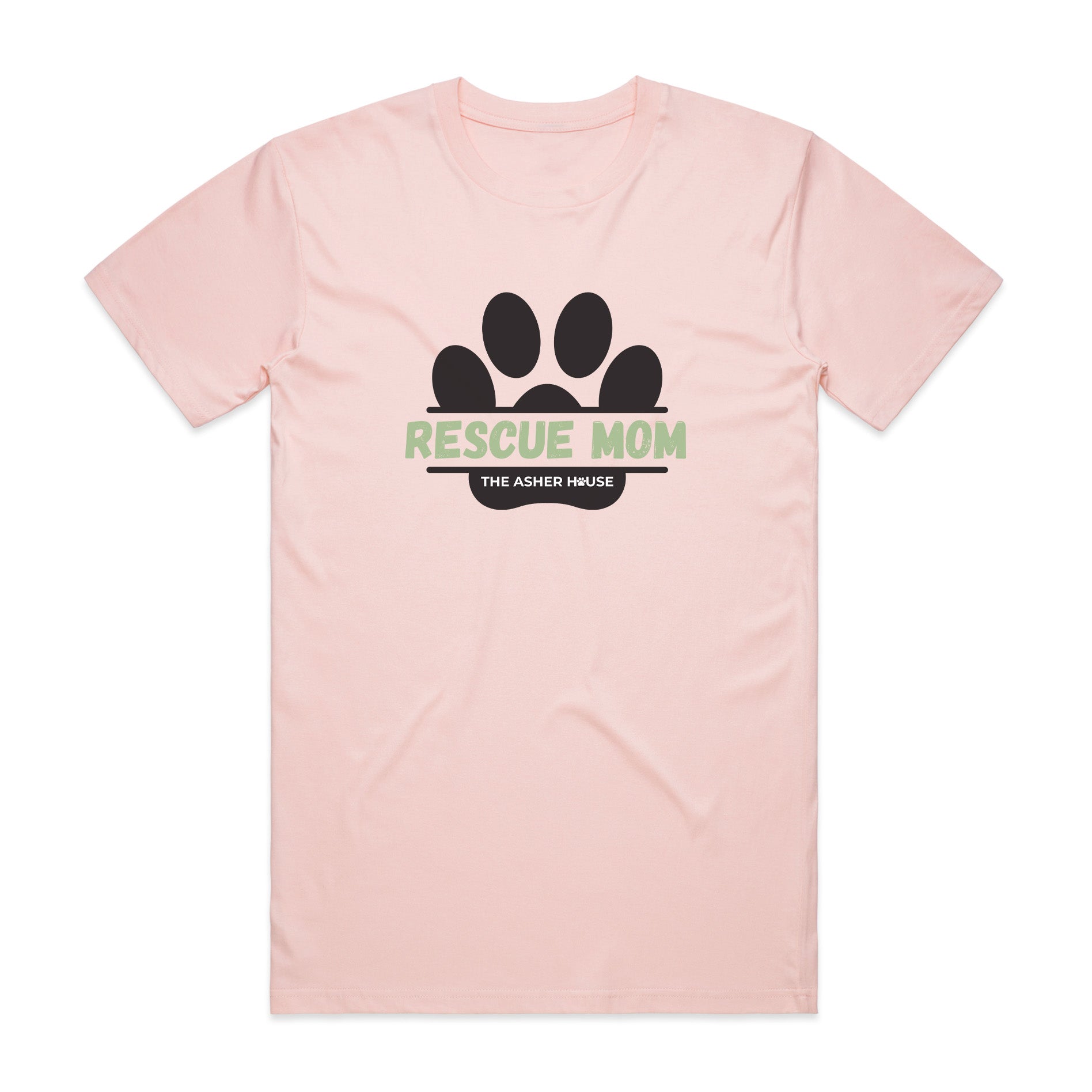 New! Rescue Mom Pawesome Graphic T-Shirt