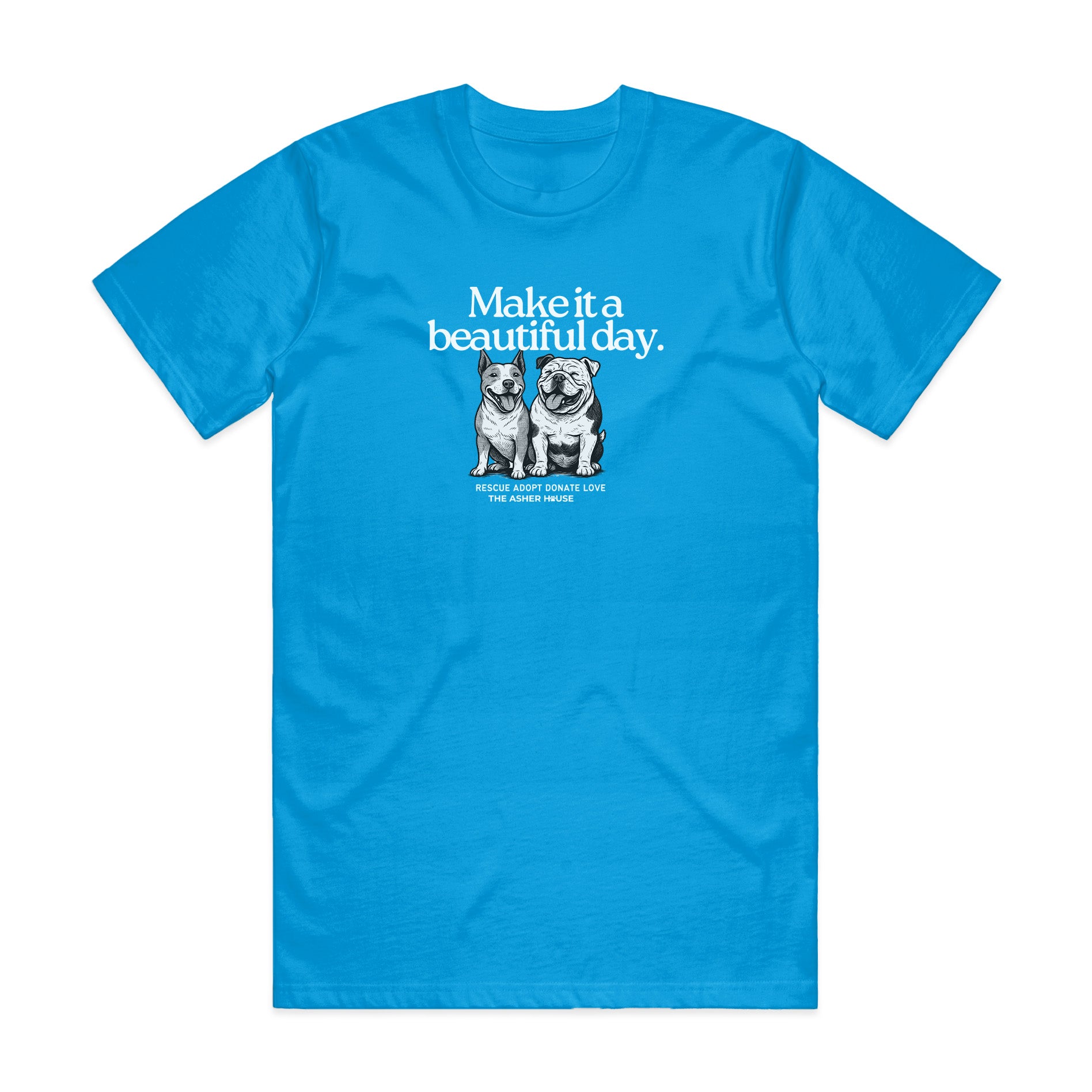 New! PawsitiviTEES T-Shirt: Make it a Beautiful Day