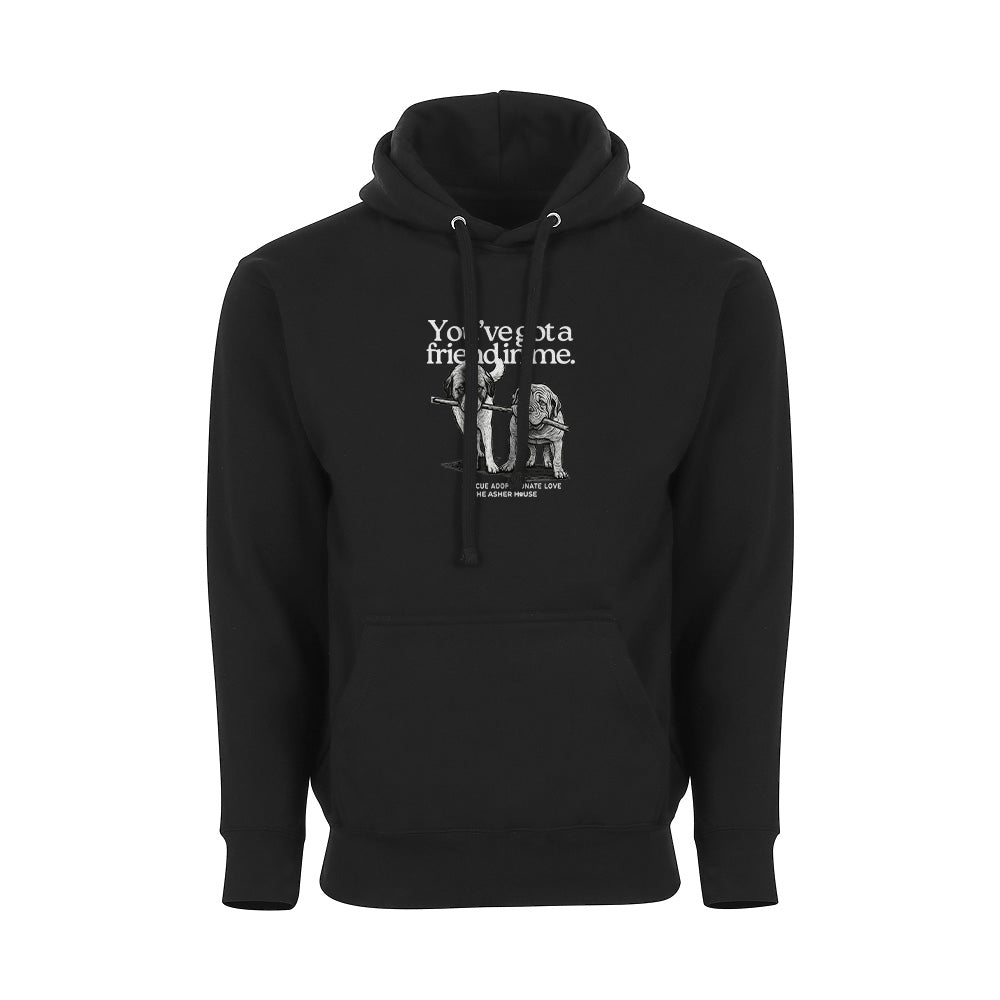 New! PawsitiviTEES You've Got A Friend Hoodie- Up to 5XL