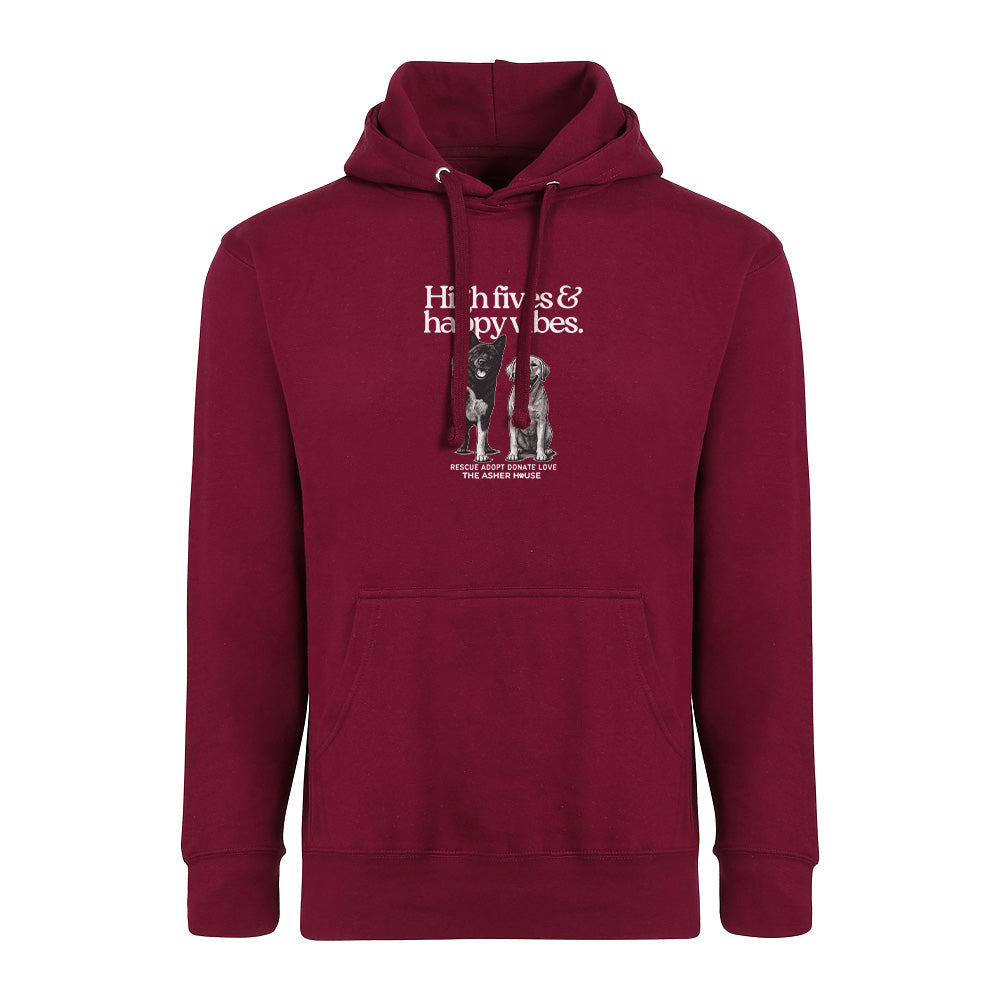 New! PawsitiviTEES High Fives Hoodie- Up to 5XL