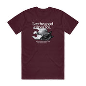 New! PawsitiviTEES T-Shirt: Let The Good Times Roll