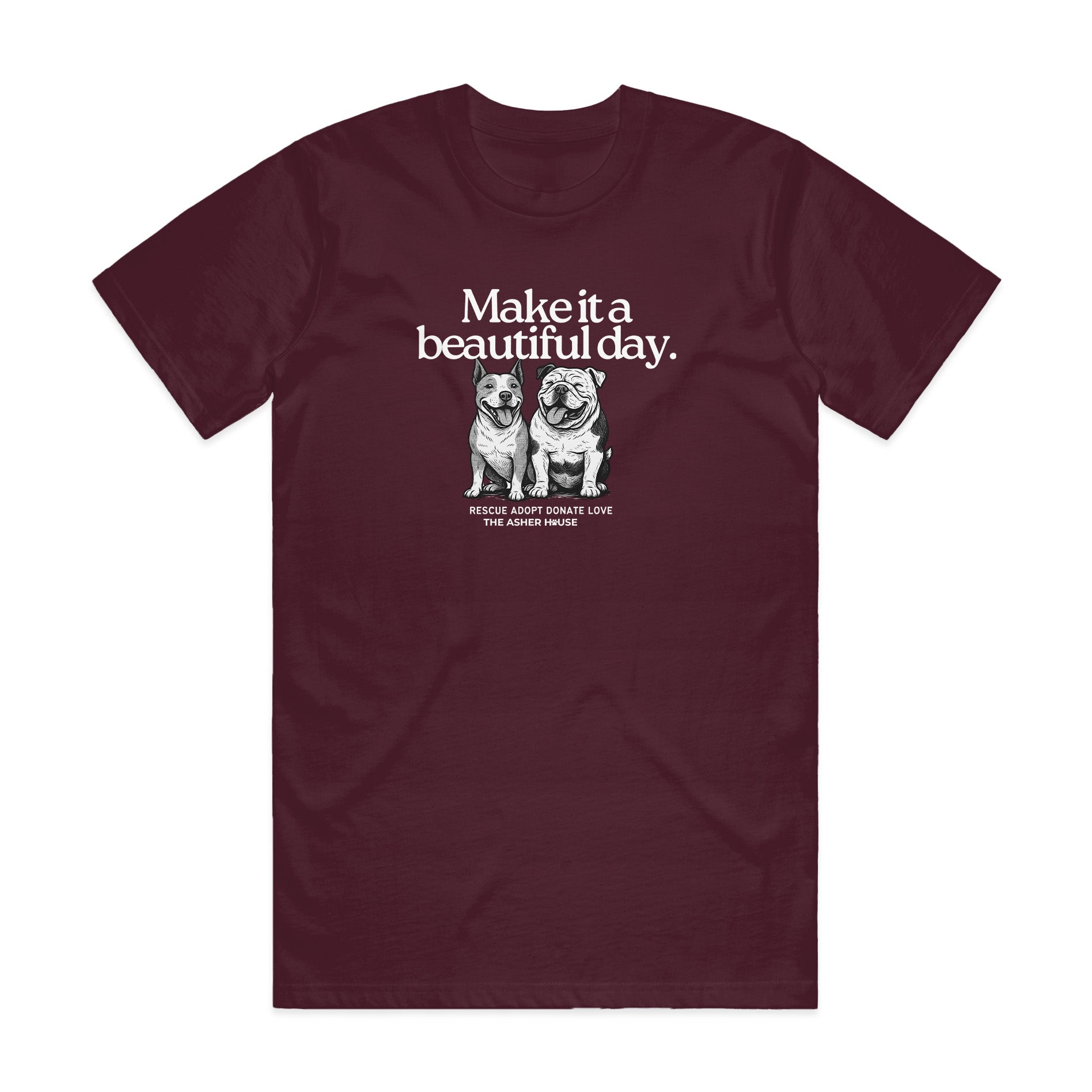 New! PawsitiviTEES T-Shirt: Make it a Beautiful Day
