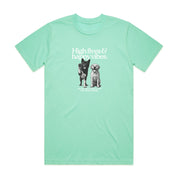 New! PawsitiviTEES T-Shirt: High Fives & Good Vibes