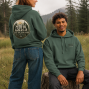 New! The Pack Roastery Dog Badge Premium Unisex Hoodie- Up To 3XL