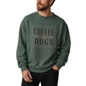 New! The Pack Roastery Coffee & Dogs Unisex Sweatshirt-Up To 3XL