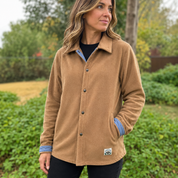 Unisex Polar Fleece Snap Shirt