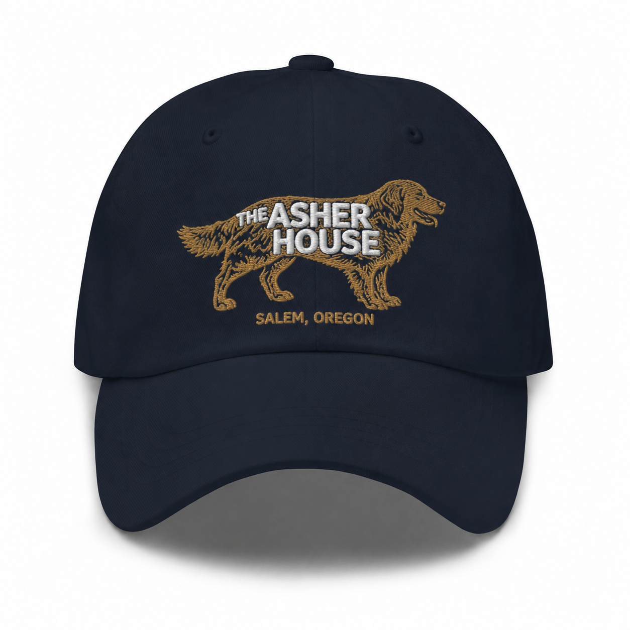New! Dog Badge Embroidered Dad Hat