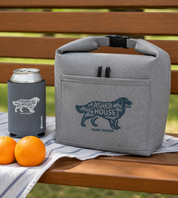 New! Dog Badge Logo Insulated Lunch Tote