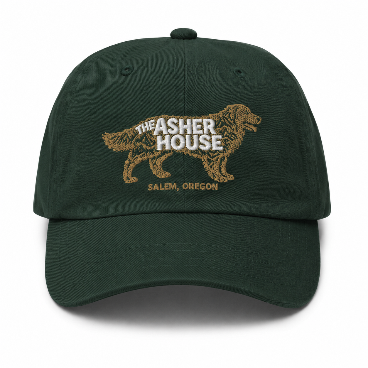 New! Dog Badge Embroidered Dad Hat